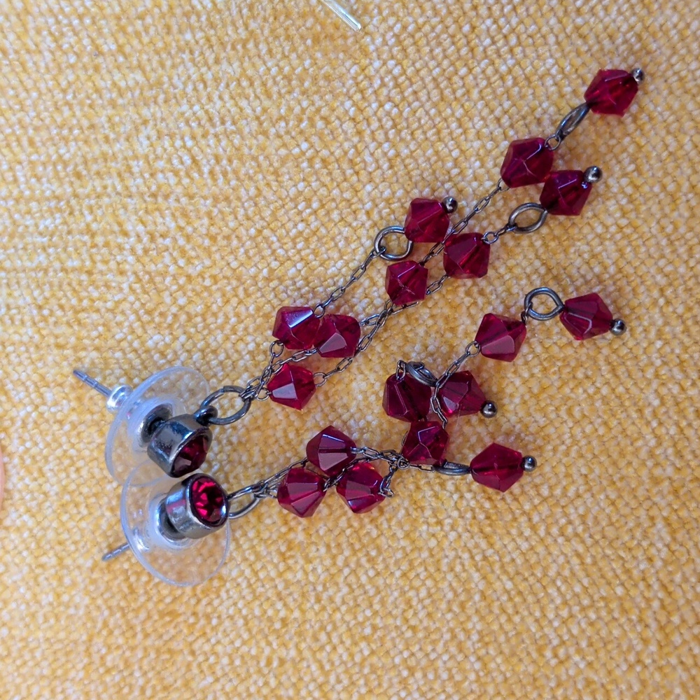 Elegant Multi-Color Earring Set - Picture 6 of 8